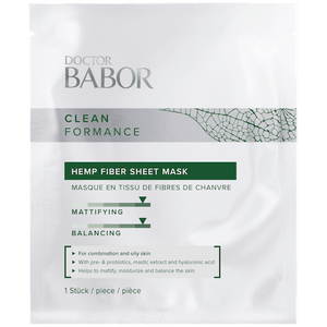 Cleanformance Hemp FIber Sheet Mask at MEROSKIN